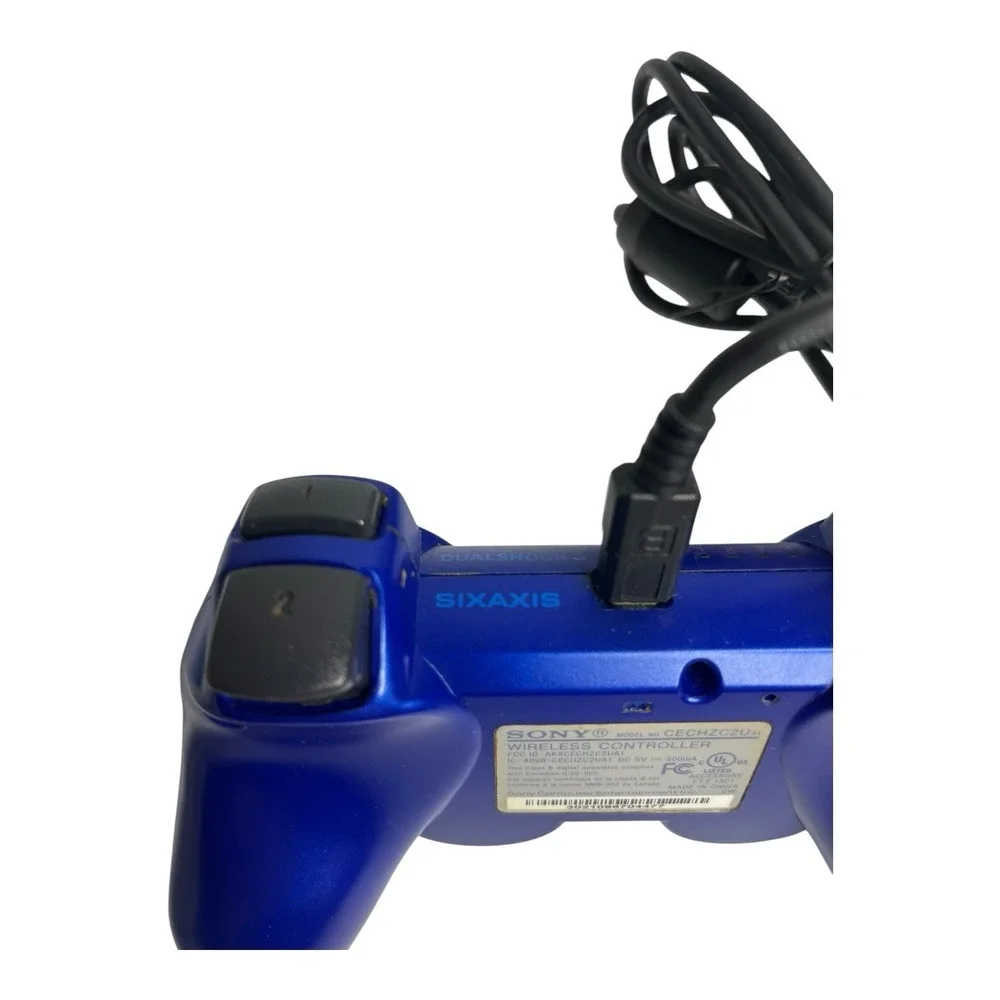 Genuine OEM Sony PlayStation 3 PS3 Blue DualShock 3 Controller Wireless CECHZC2U